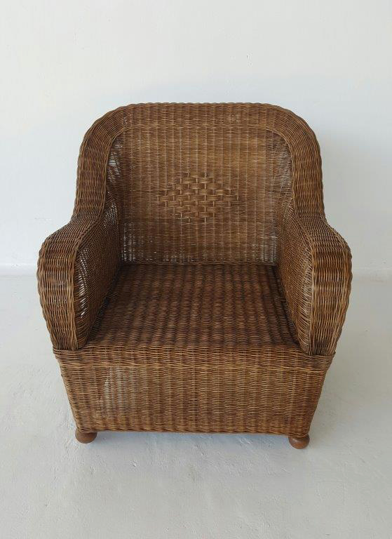 Empress Brown Rattan Chair